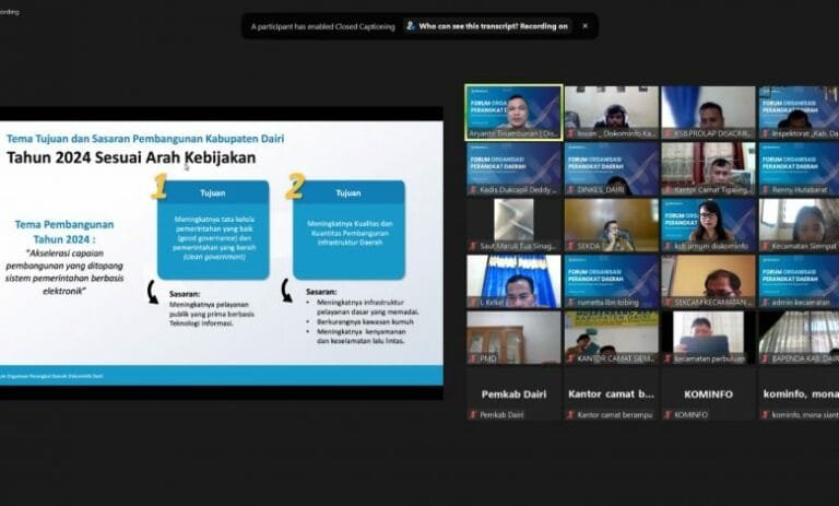 Membangun Teknologi Informasi Komunikasi Baik, Ini Dilakukan Diskominfo Dairi