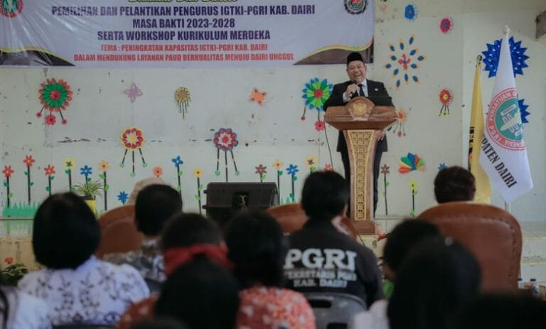 Bupati Eddy Berutu: Mari Ciptakan Generasi Emas Sejak Usia Dini