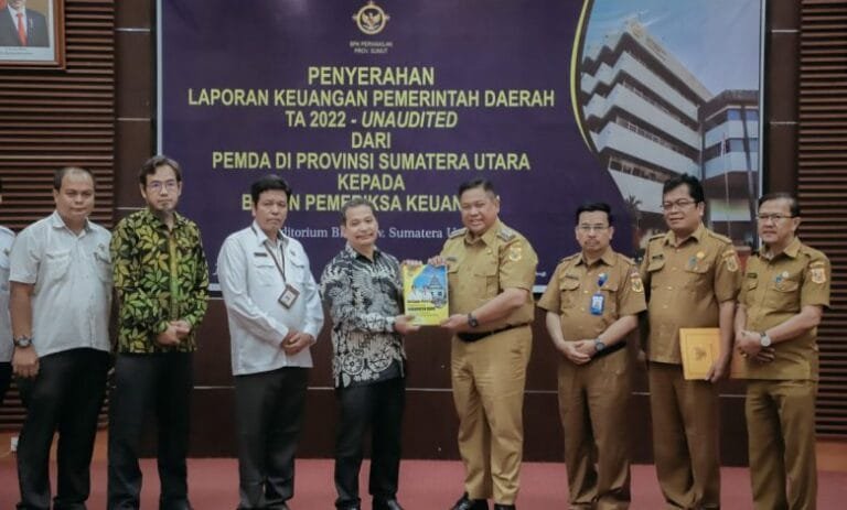 Cepat Serahkan Laporan Keuangan, Pemkab Dairi Dipuji Kepala Perwakilan BPK Sumut