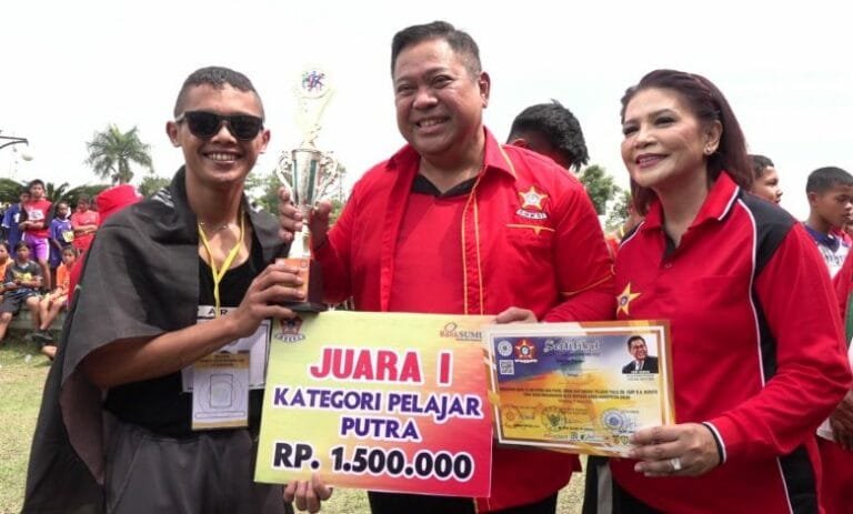 Horas Sitanggang, Juara 1 Maraton 10 KM Depicab Soksi Dairi