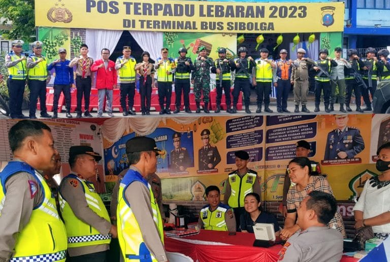 Kapolres Sibolga Cek Sejumlah Pos Pam Jelang Idul Fitri 1444 H