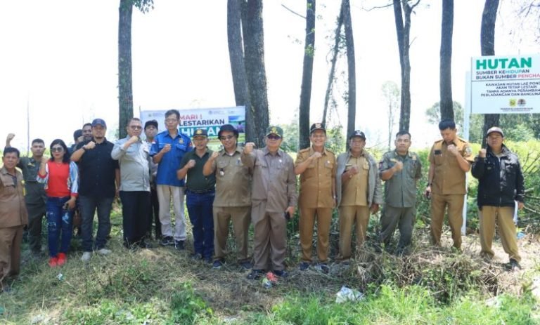 Tim Terpadu Kabupaten Dairi Lakukan Penertiban Terhadap Pelaku Pengerusakan Hutan Lae Pondom