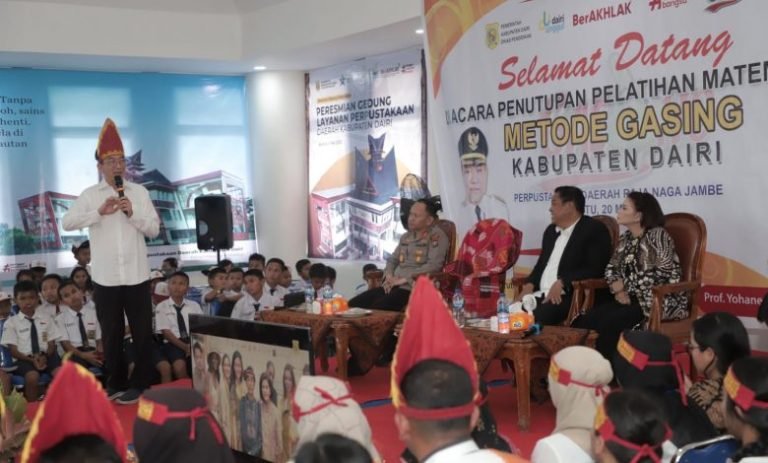 Hadirkan Gasing di Dairi, Prof. Yohanes Surya Puji Inisiatif dan Inovasi Bupati Eddy Berutu