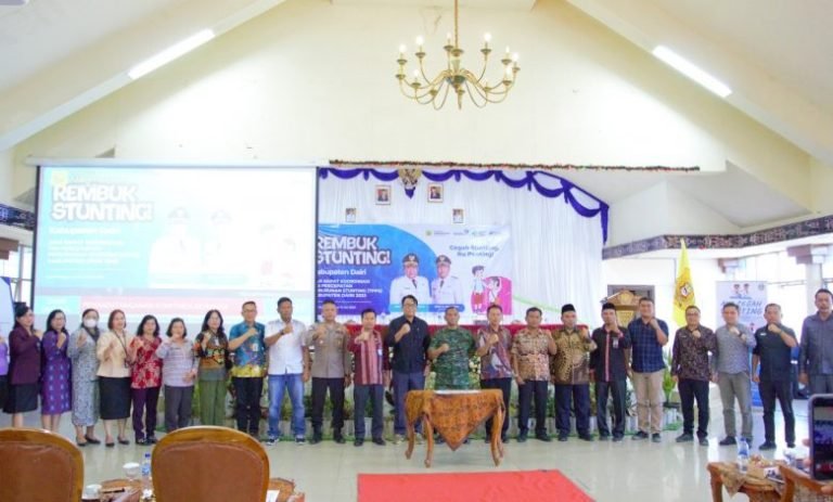Rembuk Stunting Kabupaten Dairi, Bupati: Stunting Tanggung Jawab Lintas Sektor