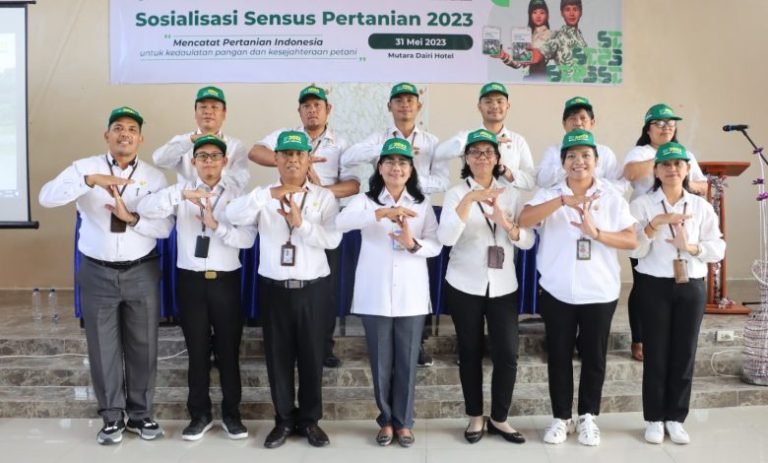 Menjelang Sensus Pertanian 2023, Badan Pusat Statistik Dairi Gelar Apel Siaga