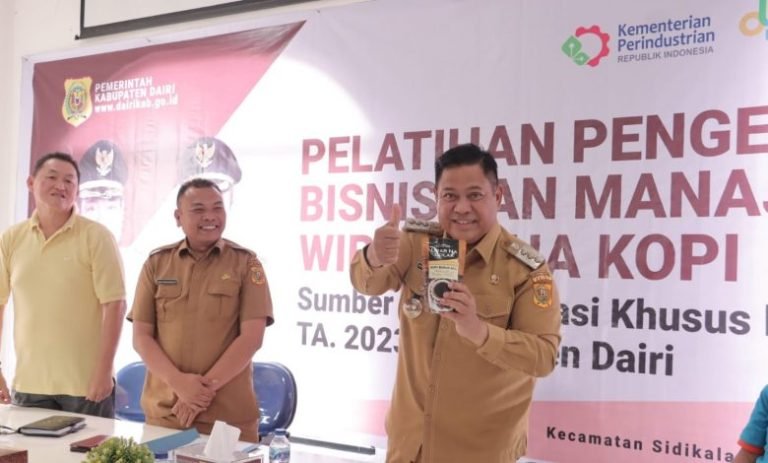 Pemkab Dairi Selenggarakan Pelatihan Pengolahan Bisnis dan Manajemen Wirausaha Kopi