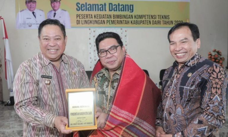 Bimtek Aplikasi e-Kinerja, Bupati Eddy Berutu: ASN Jangan Kaku Hadapi Perubahan