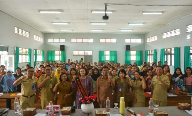 Bunda PAUD Dairi Romy Mariani: Bukan Hanya Gizi Buruk, Lingkungan Tak Sehat Juga Penyebab Stunting