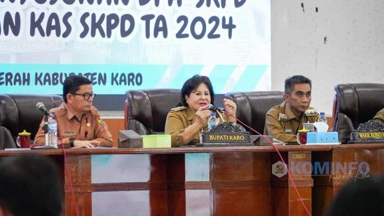 Bupati Bersama Wakil Bupati Karo Hadiri Rapat Percepatan Penyusunan DPA-SKPD dan Anggaran Kas SKPD