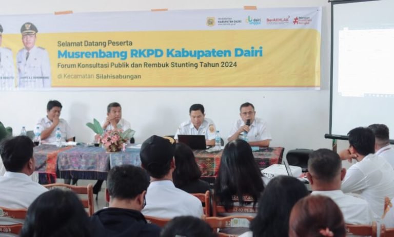 Musrenbang Kecamatan Silahisabungan, Hasilkan 5 Usulan Prioritas Daerah