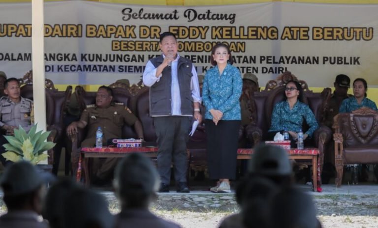 Bupati Eddy Berutu Tegaskan akan Membereskan Infrastruktur Jalan, Jembatan, Irigasi yang Tertunda