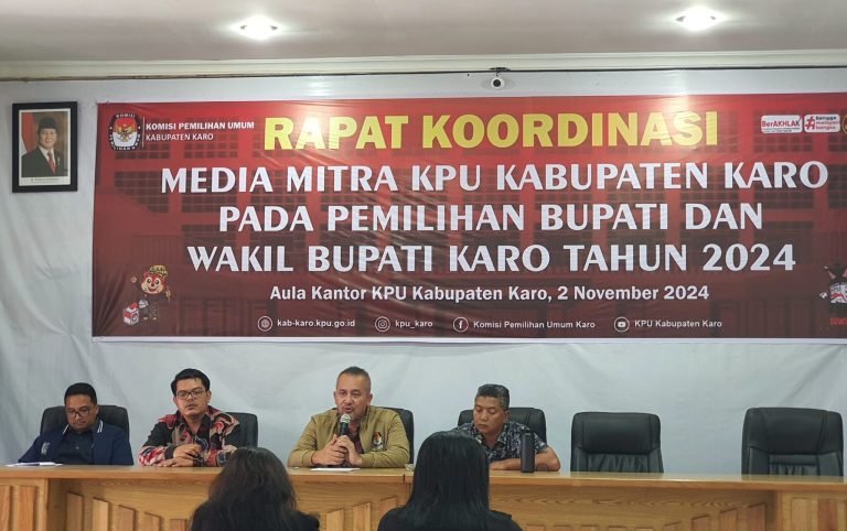 KPU Karo Sebut Peran Media Sangat Penting