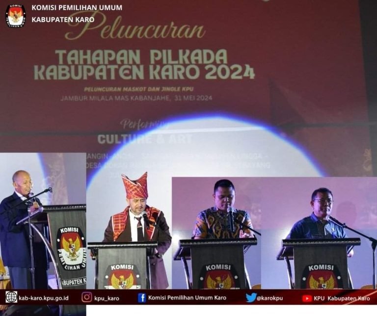 KPU Karo Umumkan Pendaftaran Bakal Calon Bupati dan Wakil Bupati, Cek Tanggalnya