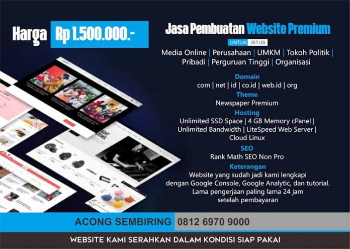 Jasa Pembuatan Website Premium