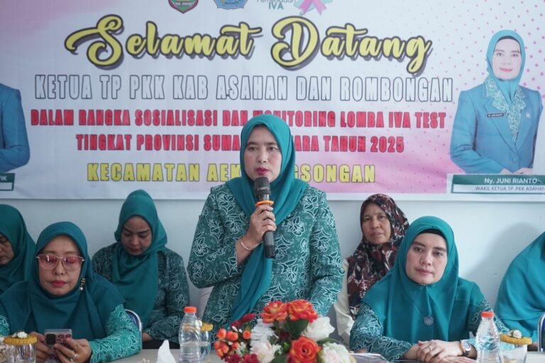 TP PKK Asahan Matangkan Persiapan Lomba IVA Test Tingkat Sumut di Aek Songsongan