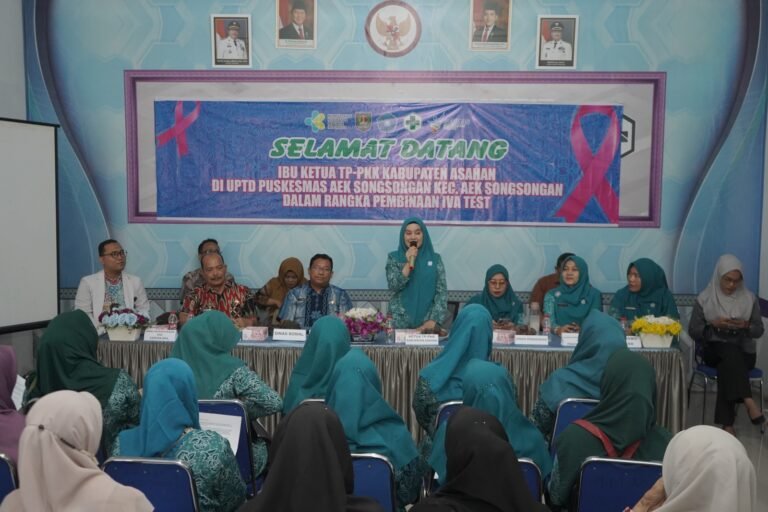 TP PKK Asahan Dorong Kesadaran Deteksi Dini Kanker Serviks Lewat Evaluasi Lomba IVA Test