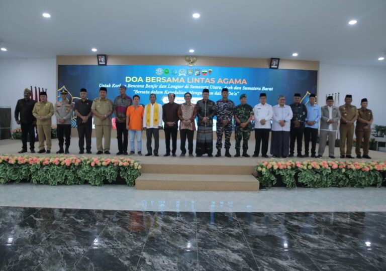 Forkopimda Asahan Gelar Doa Lintas Agama untuk Korban Bencana Alam